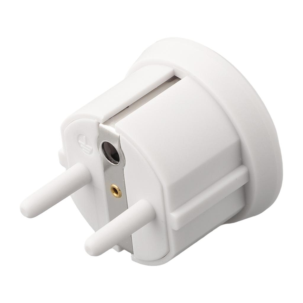 Plastisk Jordad Uttagsomvandlare Adapter P-kontakt Jordad Antistatisk För Jordningsuttag För Jordad Elektrisk Adapter