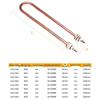 Xinyu TJ-NT023 Commercial Steamer Copper U-Tube Heating Element