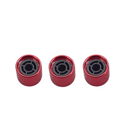 3pcs Metal/Plastic 6mm Guitar Knobs Dome/Flat Top Tone Guitar Volume Tone Knobs Pot Control Knobs For Electric Guitar Bass