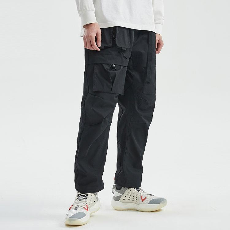 Li-Ning BadFive Loose Cargo Pants 'Black' Men's AKXR071-2