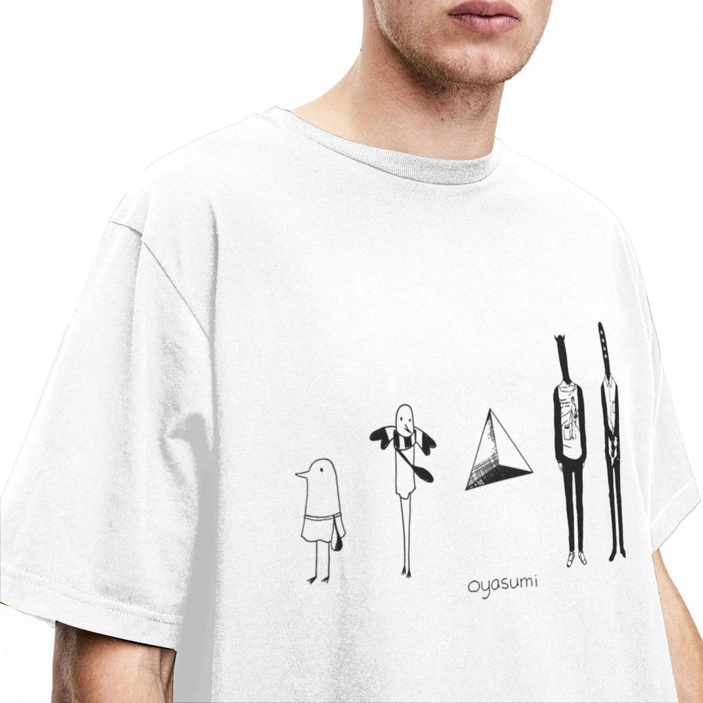 Men Women's Oyasumi Punpun Shirts Apparel Crazy Cotton T Shirts Top Tee Clothes Unique