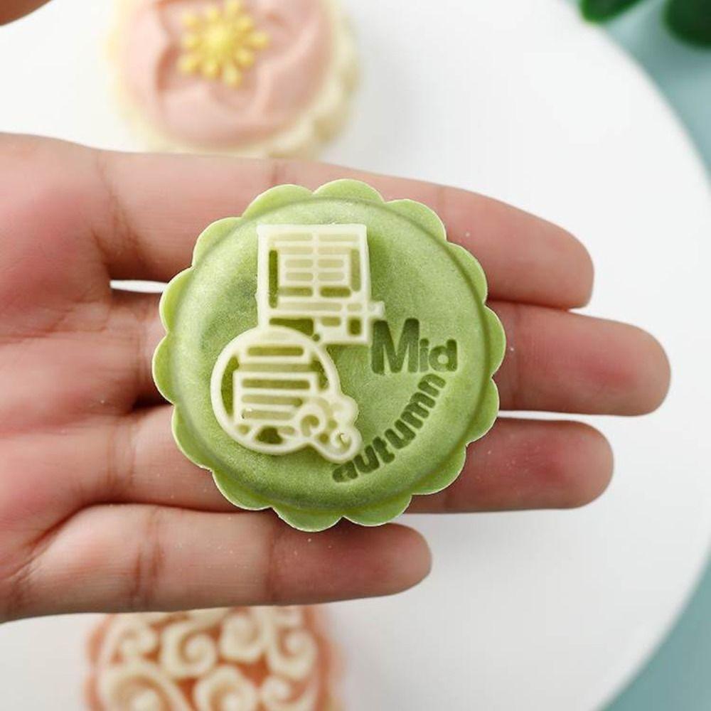 3D Mung Bean Dessert Pastry Mould Flower Shaped Mooncake Mould Stripping easily   Fondant Cake