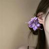Fermagli per capelli a forma di fiore di giglio per donne ragazze Barretta Clip a pinza di granchio Fermagli per capelli per coda di cavallo Copricapo da bagno spiaggia Accessori per capelli