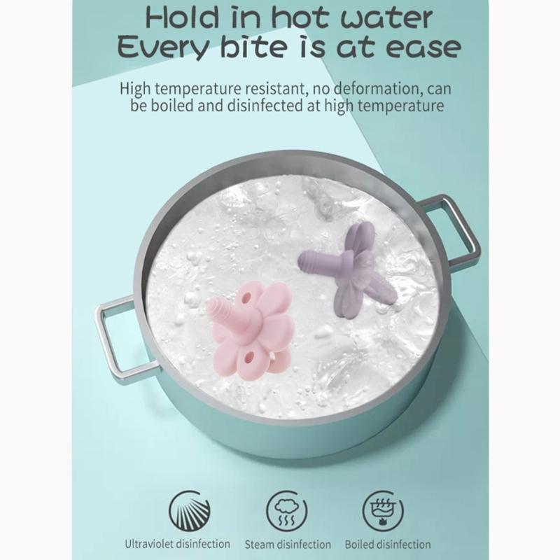 Baby Infants Pacifier Newborn Comfort Appease Nipple Dummy Flexible Soft BPA-Free Safe Silicone Soother Teether