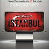 D-Dur Vintage Türkisches Istanbul Metallwandplakette Türkisch-Thematisch Geeignet für Männerhöhle Dekoration Rustikales Istanbul Schild für Auto