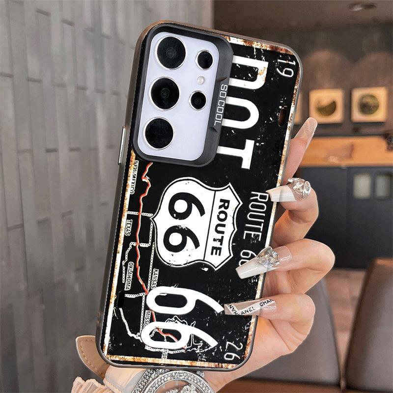 Retro Vintage License Plate Soft Phone Case for Samsung A17 A16 A15 A14 A13 A57 A56 A55 A54 A53 A37 A36 A35 A34 A33 A26 A25 A24
