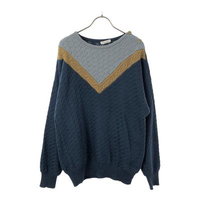 80s 90s Italian Wool Old Long Sleeve Sweater M Knit Men's Used