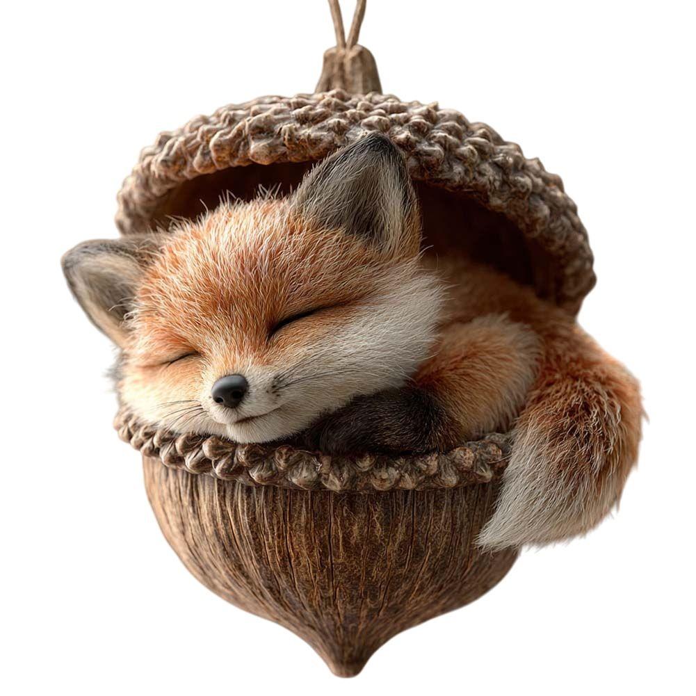 Животное Желудь Украшение Шишка Украшение Рождественское Украшение Fox