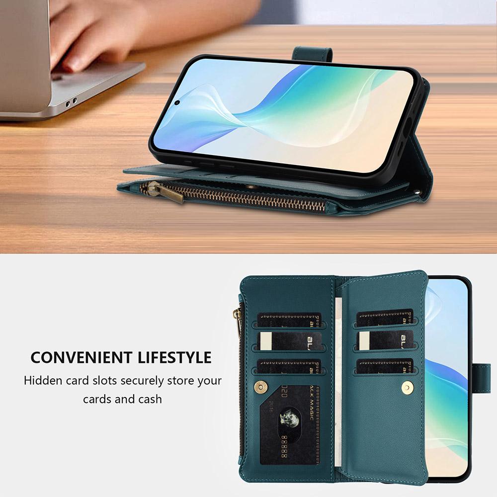 Card Wallet Phone Cover For Samsung Galaxy A31 A40 A41 A42 A50 A51 A70 A71 F14 F42 A04 Leather Case Wrist Strap Crossbody Shell