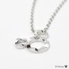 Disney Mickey Mouse Silver Pendant with Cubic Zirconia VPCDS 20166