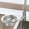 Sink Swan Strainer Basket Stainless Steel Kitchen Faucet Drain Basket Sink Food Waste Strainer for Draining Vegetable Washing