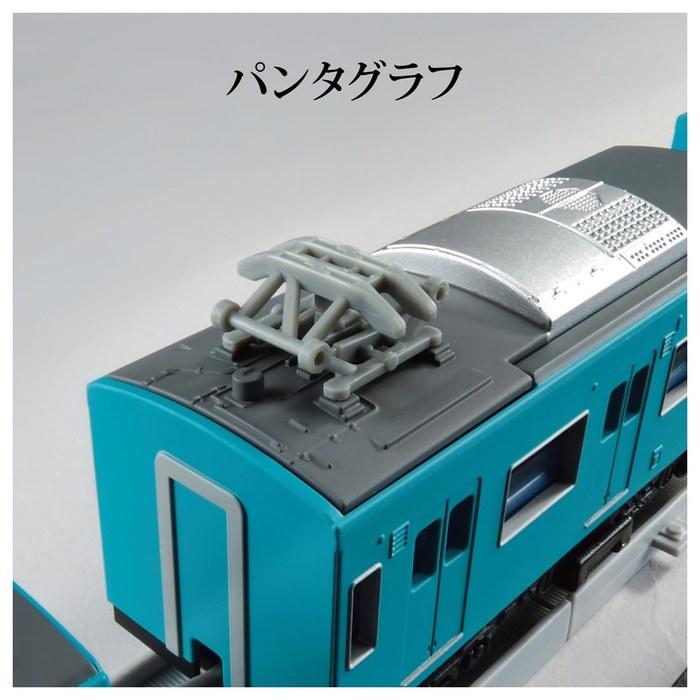 Takara Tomy Plarail Real Class 201 Series Commuter Train (JR West Japan, Sky Blue)