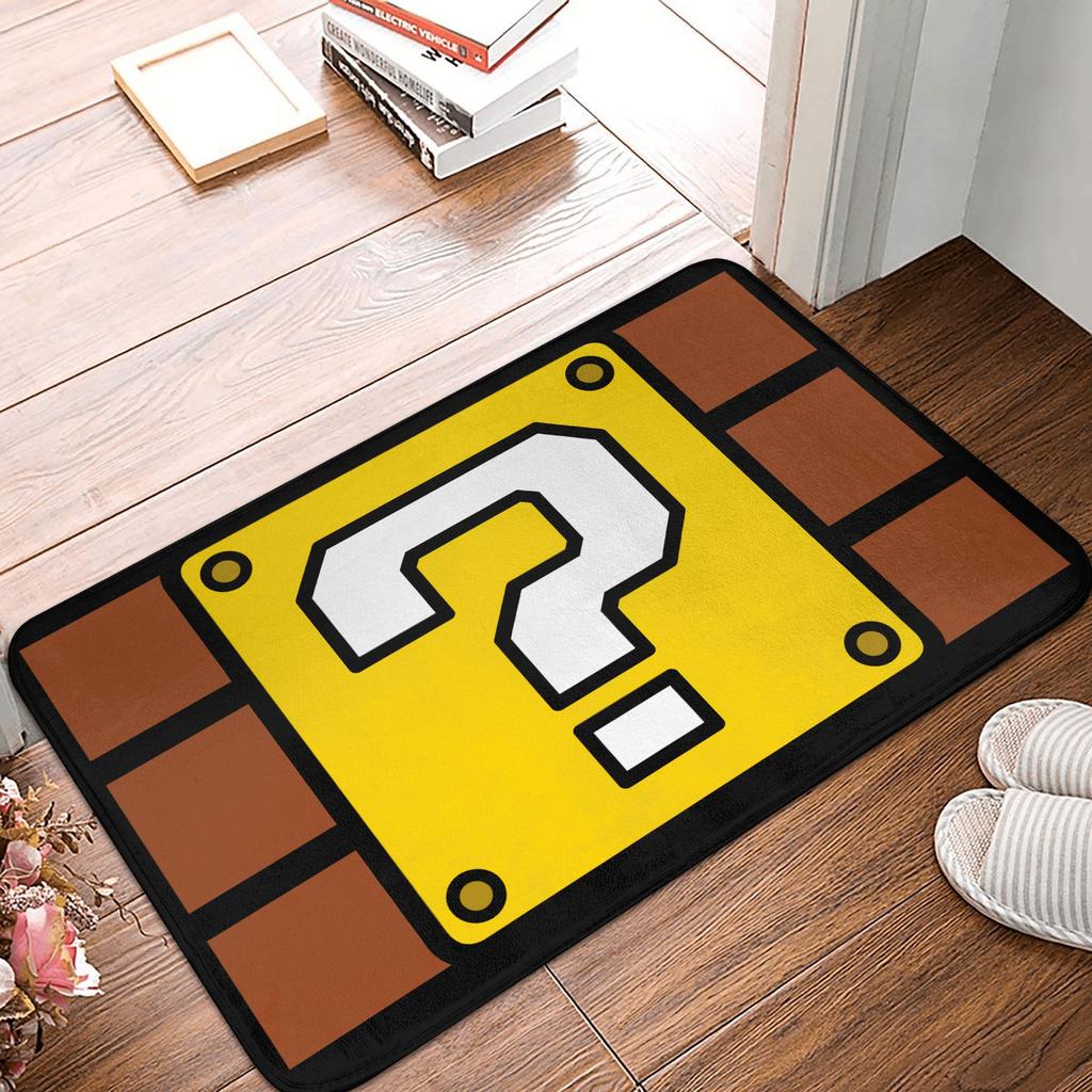 M-Marios Super Bros Front Door Floor Entrance Mat Outdoor Bathroom Kitchen Doormat Garden Carpet Rug