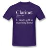 Definition Of Clarinet Marching Band T Shirts Graphic Cotton Streetwear Short Sleeve ONeck Harajuku Hip Hop Tshirt UnisexF