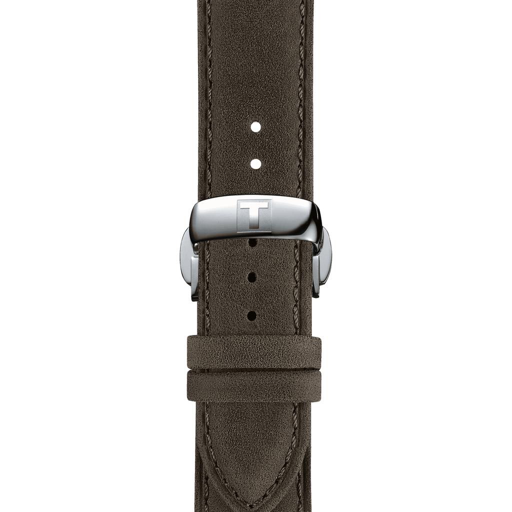 Tissot Leather Strap Ivory Dial Men's Fashion Watch T139.836.16.261.00