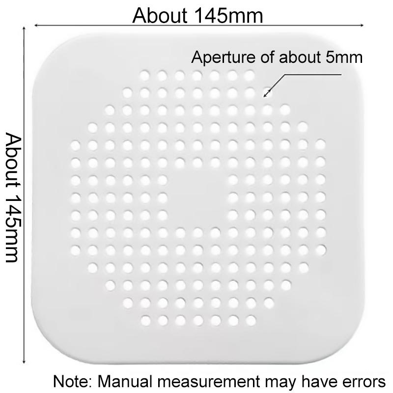 3PCS Silicone Drain Kitchen Sink Filter Drain Strainer Bathroom Mesh for Hair Catcher Shower Hair Filter for Bathroom Sink (White,3PCS) белый