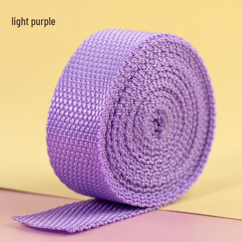 2.5 cm Colored Polypropylene & Nylon Webbing Backpack Strap | Flat Ribbon Handmade Accessories