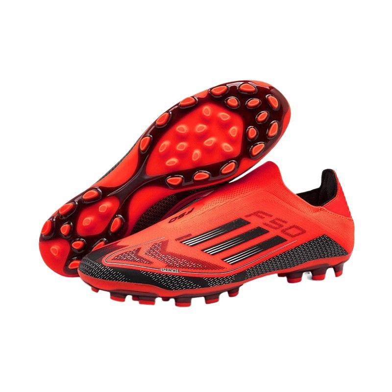 2025 Football Shoes Shattered Nails Kids Training Shoes Girls Students Lawn Spikes Game Sneakers
