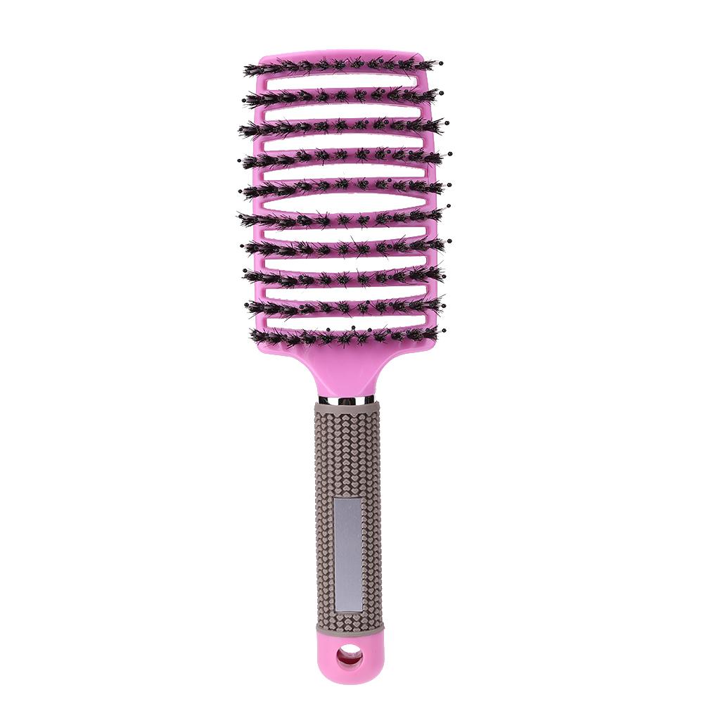 1pc Women Hair Scalp Massage Comb Bristle Resin Anti Static Hairbrush Pro Salon Stylist Hairdressing Styling Tool