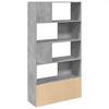 Bookshelf Concrete Grey 100x36x189 Cm Engineered Wood