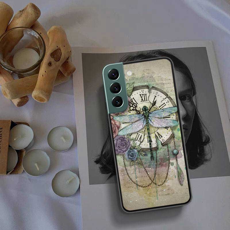 Dragonfly Phone Case For Galaxy A55 A35 A25 A15 A03S A04S A05S Samsung A20E A30 A40 A50 A70 A71 A51 A41 A31 A10S A21S Cover Capa