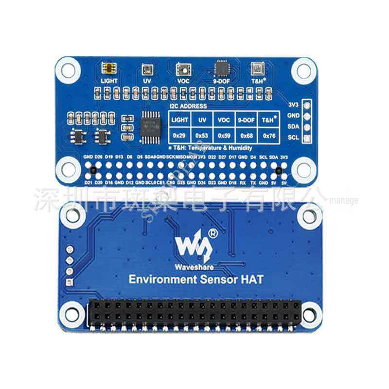 

Raspberry Pi Enviro Sensor Expansion Module Waveshare