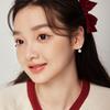 Pink Ear Zircon Rabbit Earrings Women'S Autumn And Winter Niche Design Sense Advanced Sense Rabbit Ear Stud Earrings Tide