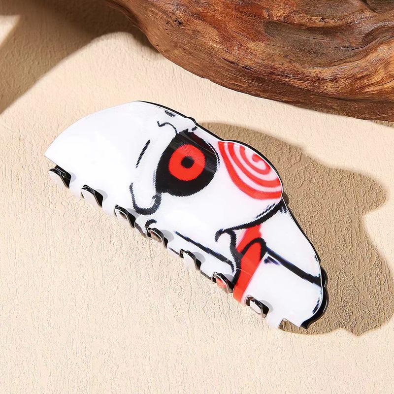 

1 шт. Хэллоуин Большая заколка-краб для волос клоуна, мультяшный дизайн, модная нескользящая заколка для захвата волос для женщин