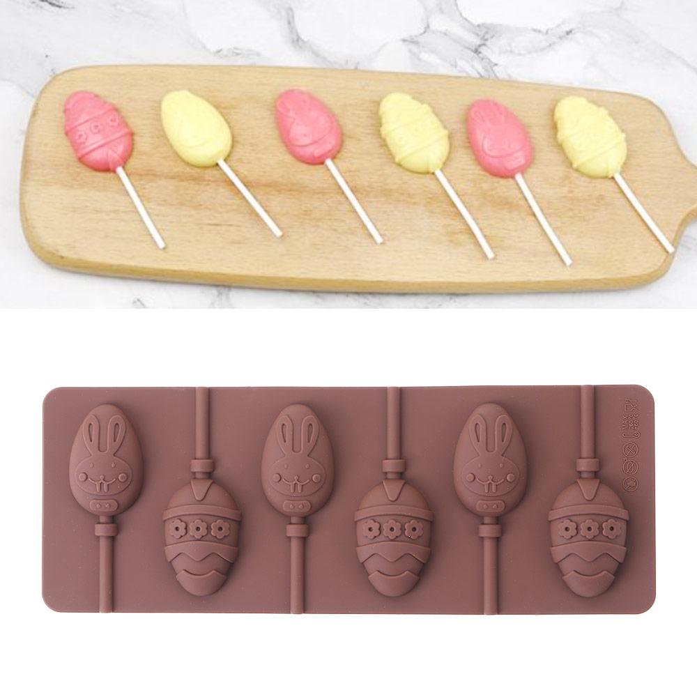 Tools Marzipan Fudge Chewing Gum Ice Cube Easter Mold Bakeware Chocolate Mould Lollipop Mold