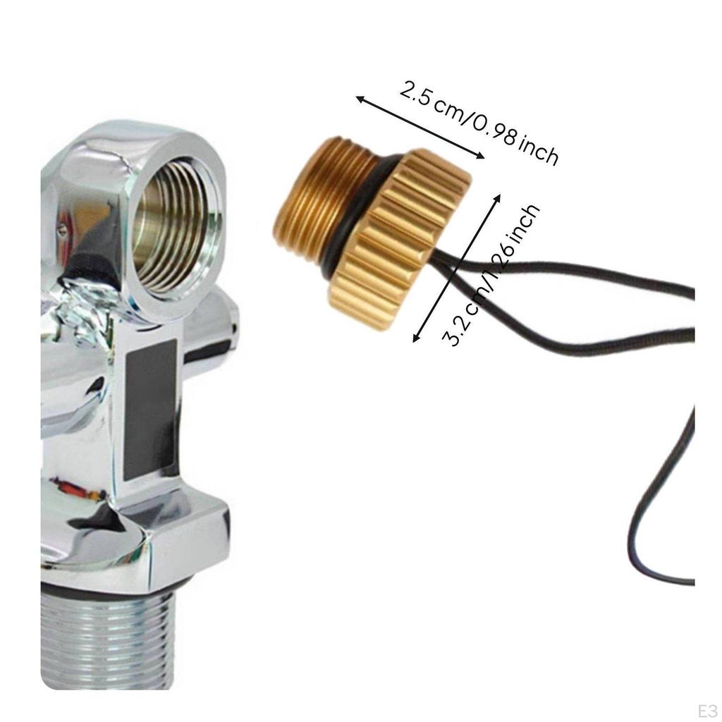 Scuba Tank Valve Dust Cap Dustproof Aluminum Cover Anodized Finish Diving Cylinder Thread