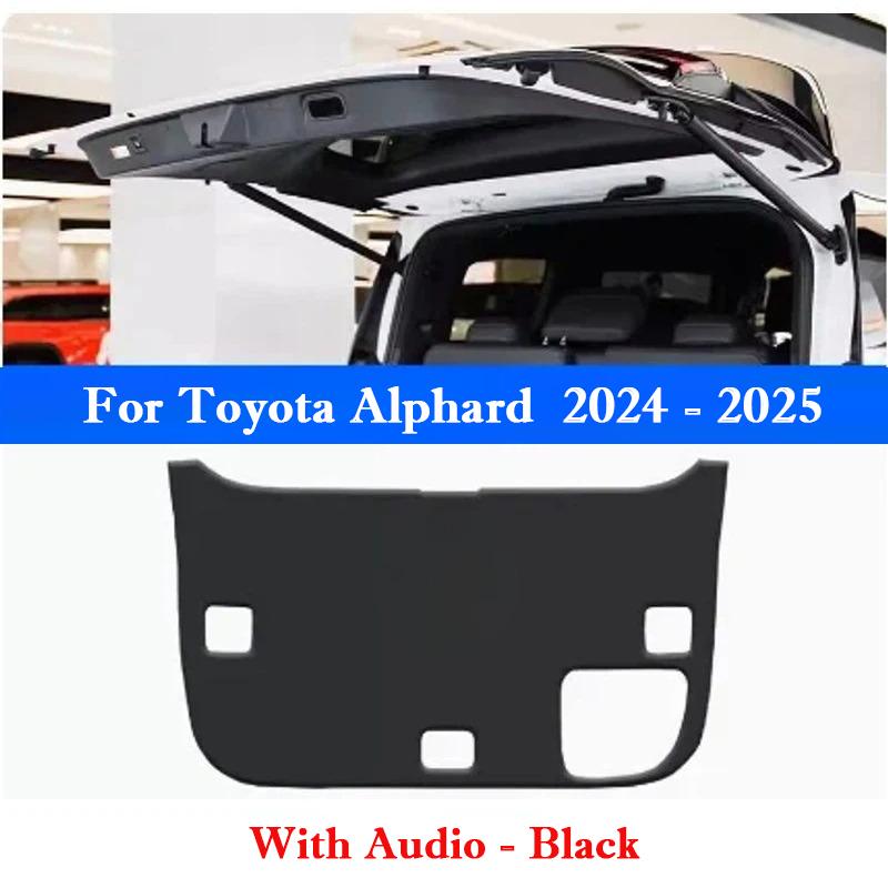 

Для Toyota Alphard 2015-2026 Накладка на дверь багажника от пинков Защитная накладка на багажник Защитная накладка от царапин на заднюю дверь Наклейка для декора салона