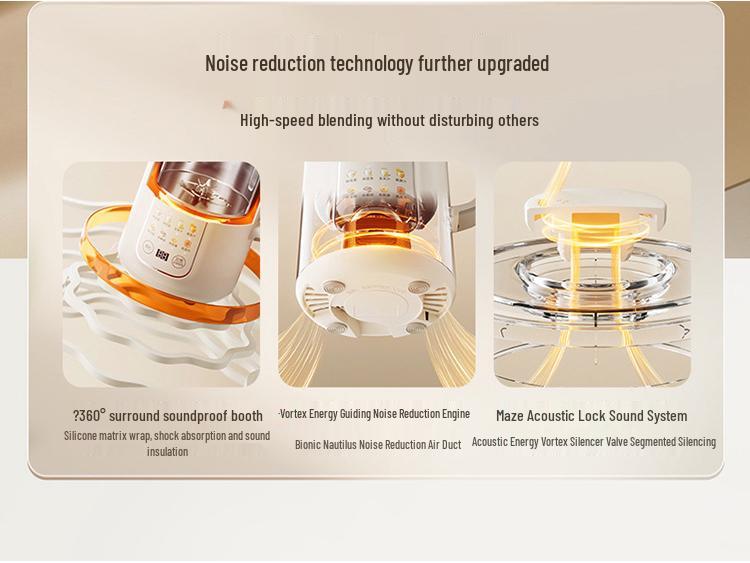 Little Bear 1.2L Smart Sojamilch- & Babynahrungszubereiter - 316L Edelstahl, Multifunktional, Kein Filter erforderlich