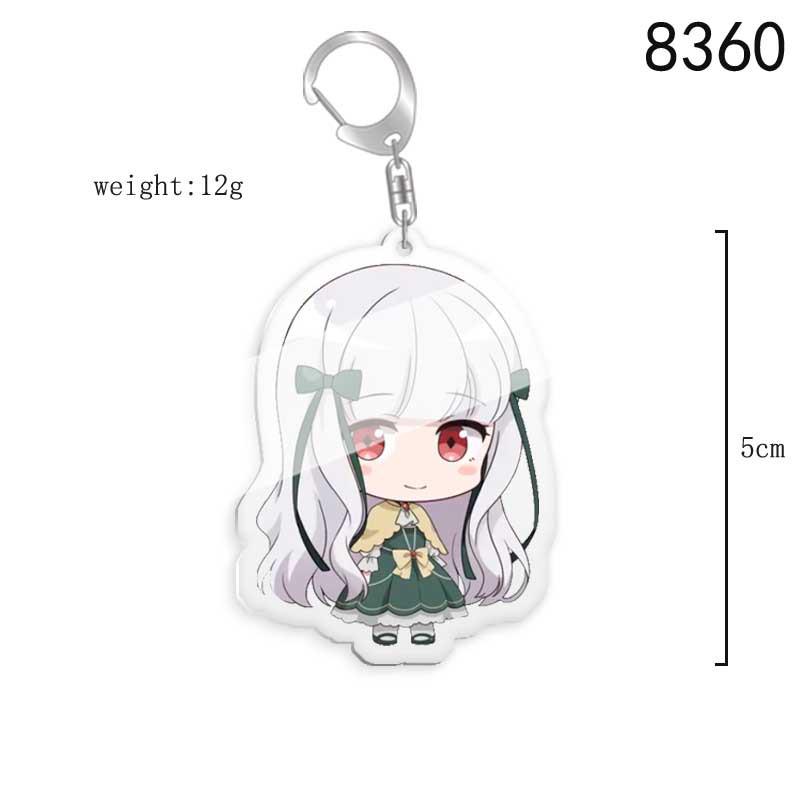Otome Game 'Evil Heiress' Acrylic Keychain: Trapped in a Dating Sim
