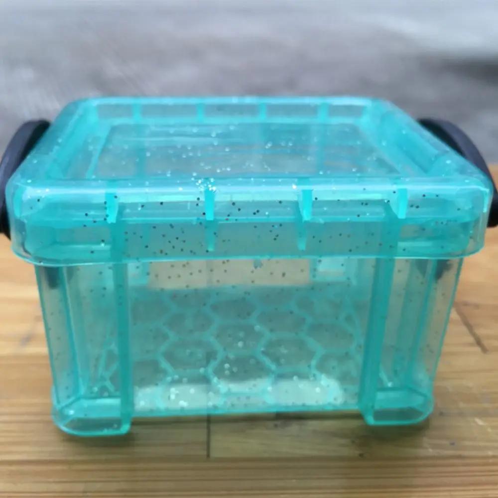 Candy Color Buckle Storage Box Desktop Sundries Organizer Cute Mini Jewelry Organizer Box Hair Clips Container