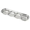 304 Stainless Steel Pepper Roast Meat Sauce Dishes Wasabi Bowl Separate Sushi Vinegar Soy Plates Tableware Food Seasoning Tray