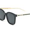 GUCCI Plate Frame Square Sunglasses Men's