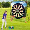 Battle Golf Chipping Game Golf Hitting Mat Sports Activities Putting Practice Toy Swing Training Tool for Home Backyard