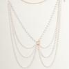 Waiting Chain Thickness Different Pearl Chain Connected Multi-layer Fringed Side Pendulum Chain Waist Chain Waist Jewelry
