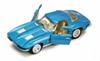 KiNSMART 1963 Chevrolet Corvette Stingray of 5358D Scale Diecast Toy Car (Set 4) - 1/36