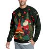 Christmas Print Loose Men's Hoodie