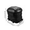 Motorcycle Tail Bag Rigid-Shell Luggage Portable for Road Trips