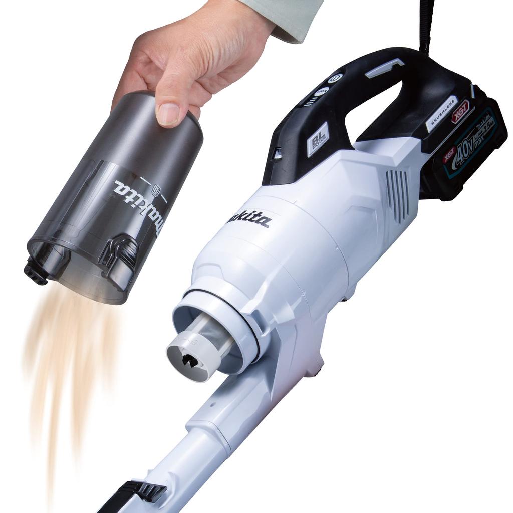Makita CL003GZW Cordless Vacuum Cleaner 40Vmax Built-in Cyclone Type White, Body Only (Battery, Charger Sold Separately)