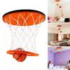 Hängender Indoor-Basketballkorb an der Decke Pädagogisches Mini-Basketballspiel Kinder Erwachsene Stressabbau Basketballkorb Spielzeug mit weichem Ball