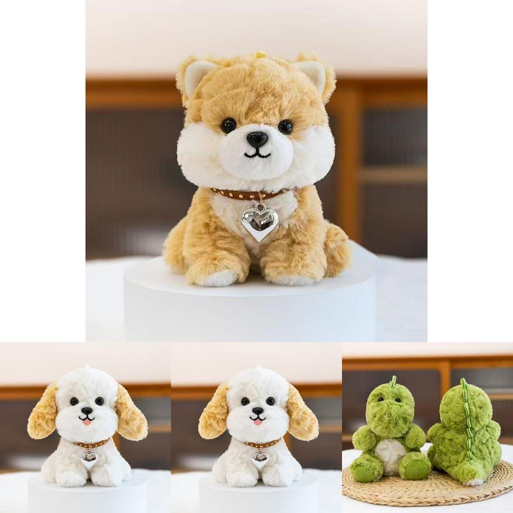 Peluche Cane Husky con Imbottitura in Cotone PP per Bambini e Compleanni