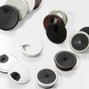 4Pcs Plastic Wire Hole Cover Outlet Port Table Computer PC Desk Round Cable Grommet Line Holder Cable Management