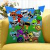Game SSprunki fun World Various Sizes Square Pillow Case For Car Home Bedchamber Decor