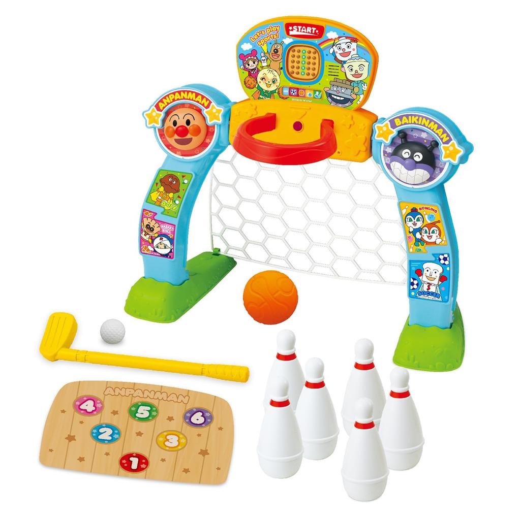 JOYPALETTE Anpanman Challenge Ability Enhancement Sports Deluxe 4-in-1 Set