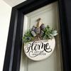 Wooden creative courtyard door ornaments, autumn garden landscape decorations, hanging decorations, outdoor garden arrangement d