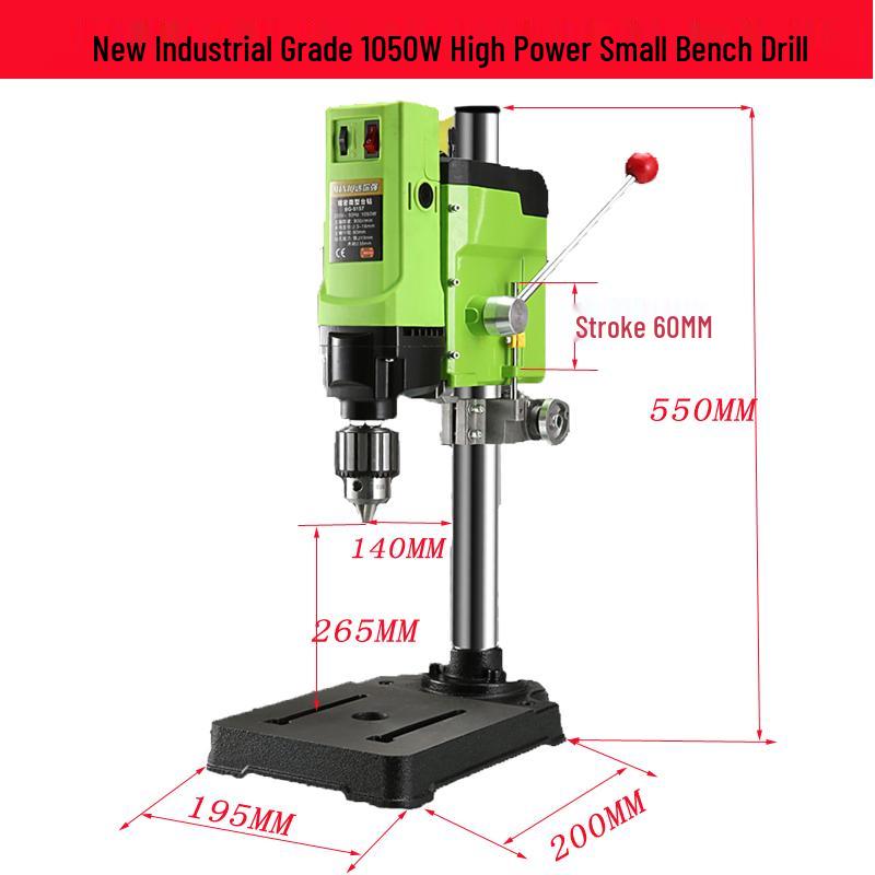 Compact High-Speed Bench Drill: Multifunctional Mini Drill Press for Bead Making and Milling