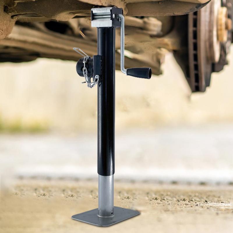 Trailer Jack With Foot Pad 1763 Lbs Capacity Steel Scissor Jacks Steel Scissor Jacks Heavy Duty Trailer Jack Sturdy Rv